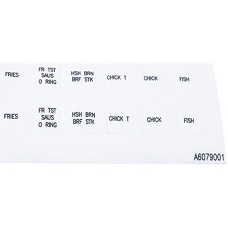 Pitco Lbl, Decal Overly Cmptr B.K. A6079001